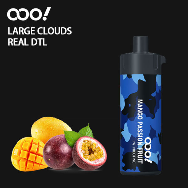 OOO! DL/DTL Disposable POD Vape 12000 Puffs 20ml/15ml rechargeable, adjustable airflow South Africa