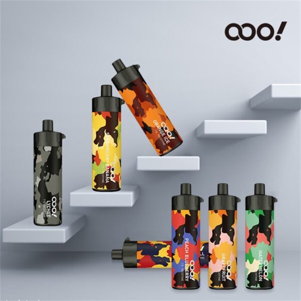 OOO! DL/DTL Disposable POD Vape 12000 Puffs 20ml/15ml rechargeable, adjustable airflow South Africa